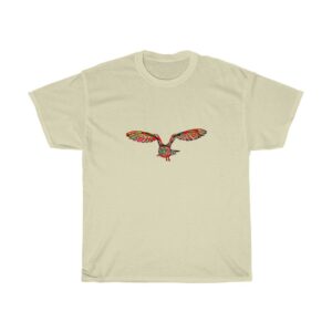 Glimfeather Unisex Heavy Cotton Tee Men's Clothing Glimfeather Owl