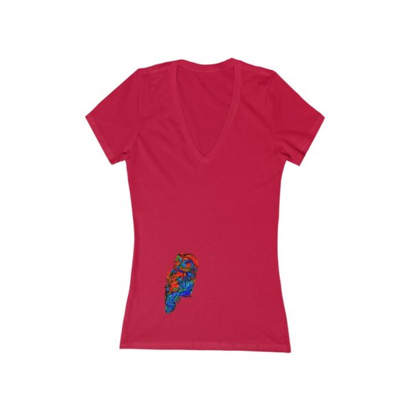 Women’s Jersey Short Sleeve Deep V-Neck Tawny Owl Tee T-shirts Tawny Owl 7