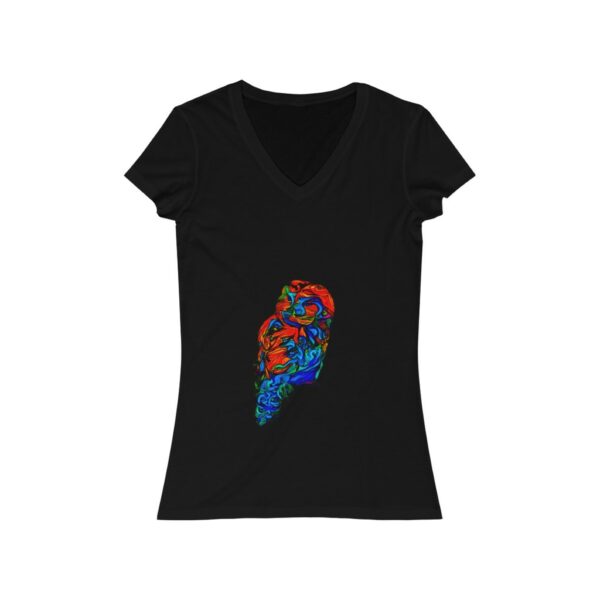 Tawny Owl Women’s Jersey Short Sleeve V-Neck Tee T-shirts Tawny Owl 5