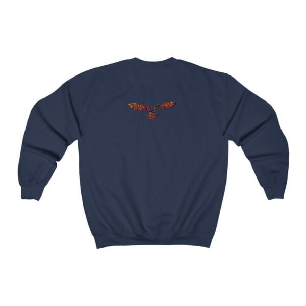 Flying Glimfeather Owl Crewneck Sweatshirt Men's Clothing Glimfeather Owl 18