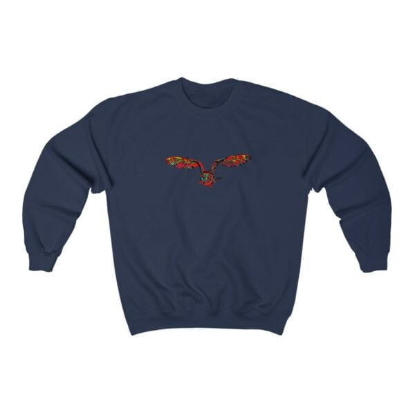 Flying Glimfeather Owl Crewneck Sweatshirt Men's Clothing Glimfeather Owl 17