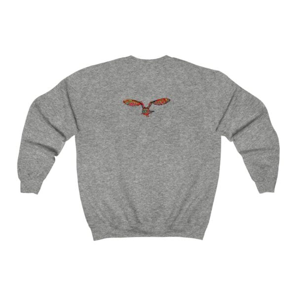 Flying Glimfeather Owl Crewneck Sweatshirt Men's Clothing Glimfeather Owl 8