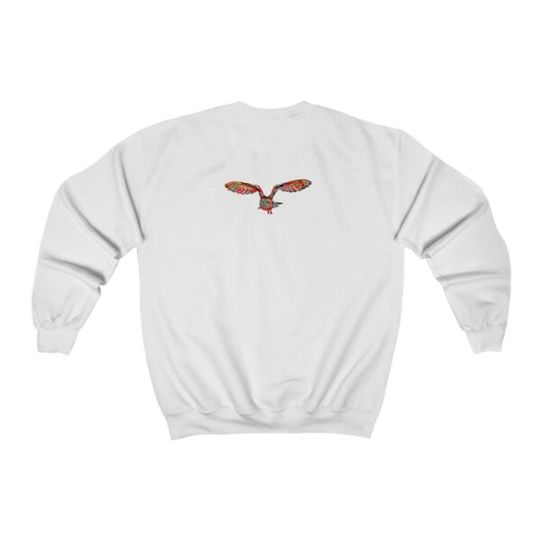 Flying Glimfeather Owl Crewneck Sweatshirt Men's Clothing Glimfeather Owl 4