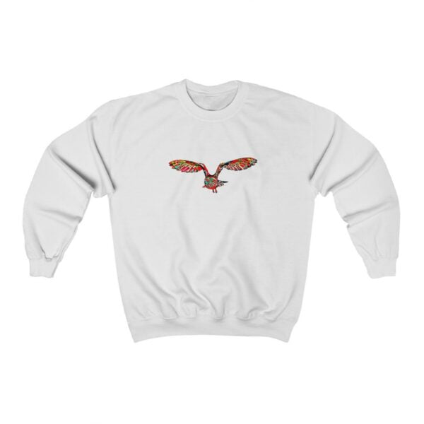 Flying Glimfeather Owl Crewneck Sweatshirt Men's Clothing Glimfeather Owl 3