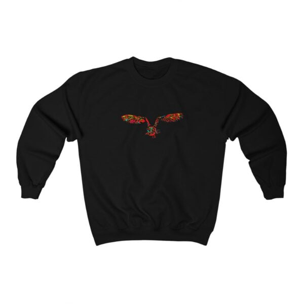 Flying Glimfeather Owl Crewneck Sweatshirt Men's Clothing Glimfeather Owl 5