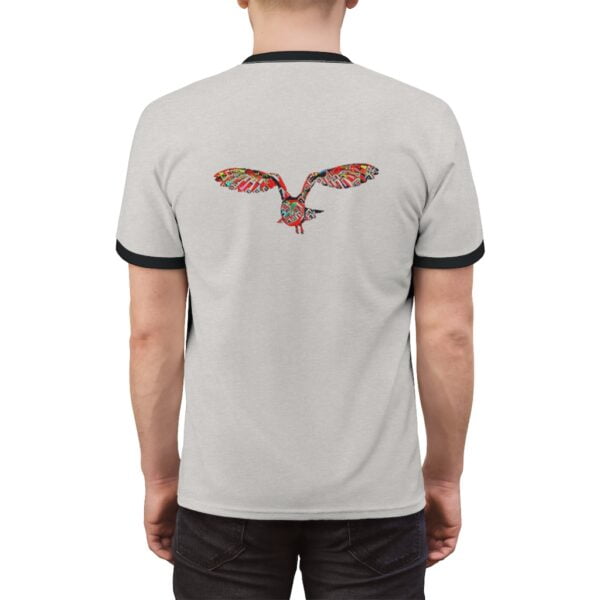 Glimfeather Owl Unisex Ringer Tee Men's Clothing Glimfeather Owl 16