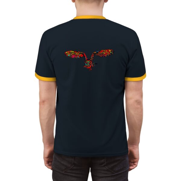 Glimfeather Owl Unisex Ringer Tee Men's Clothing Glimfeather Owl 12