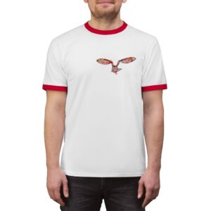 Glimfeather Owl Unisex Ringer Tee Men's Clothing Glimfeather Owl