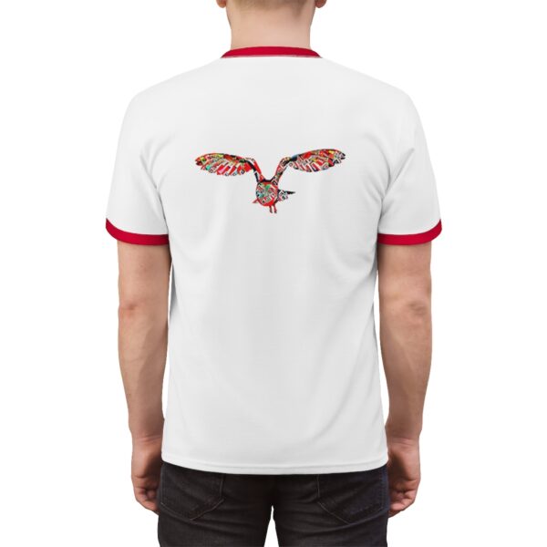 Glimfeather Owl Unisex Ringer Tee Men's Clothing Glimfeather Owl 4