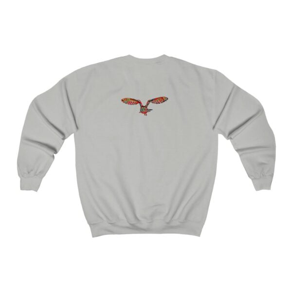 Flying Glimfeather Owl Crewneck Sweatshirt Men's Clothing Glimfeather Owl 2