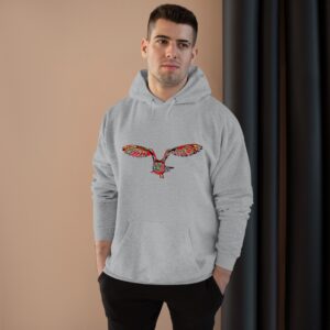 Glimfeather Owl Unisex EcoSmart® Pullover Hoodie Sweatshirt Hoodies Glimfeather Owl